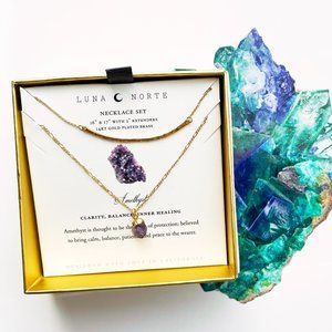 NWT! Luna Norte Double Necklace Set